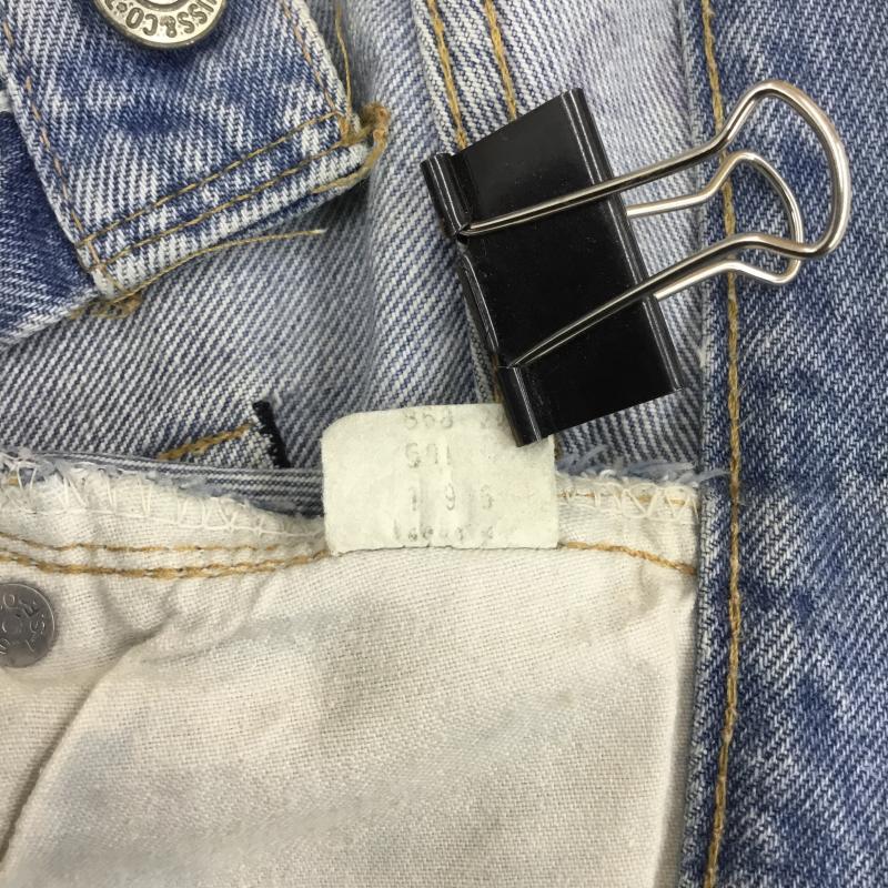 リーバイス Levi's パンツ デニム、ジーンズ 501 66後期 USA製 スモール E 赤耳 セルビッチ 70s 79年 28インチ インディゴ / インディゴ / メンズ USED 古着 中古 10083174