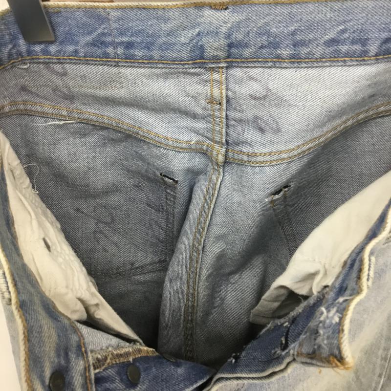 リーバイス Levi's パンツ デニム、ジーンズ 501 66後期 USA製 スモール E 赤耳 セルビッチ 70s 79年 28インチ インディゴ / インディゴ / メンズ USED 古着 中古 10083174