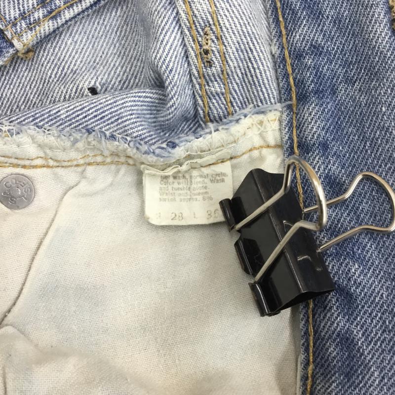 リーバイス Levi's パンツ デニム、ジーンズ 501 66後期 USA製 スモール E 赤耳 セルビッチ 70s 79年 28インチ インディゴ / インディゴ / メンズ USED 古着 中古 10083174