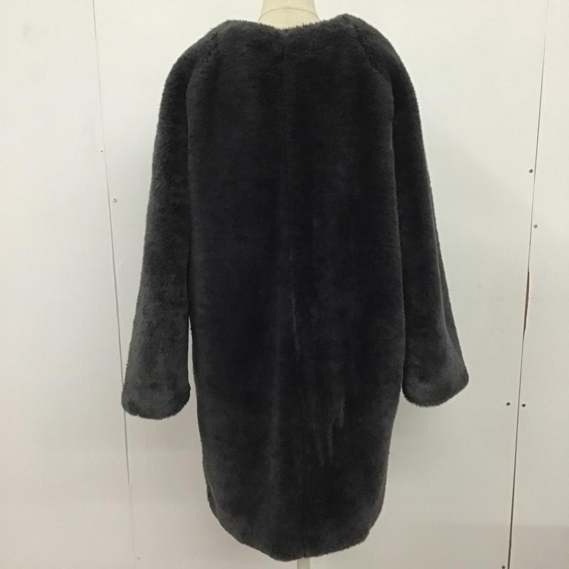 ヘザー Heather コート コート一般 FREE 無地 黒 / ブラック / レディース USED 古着 中古 10083257