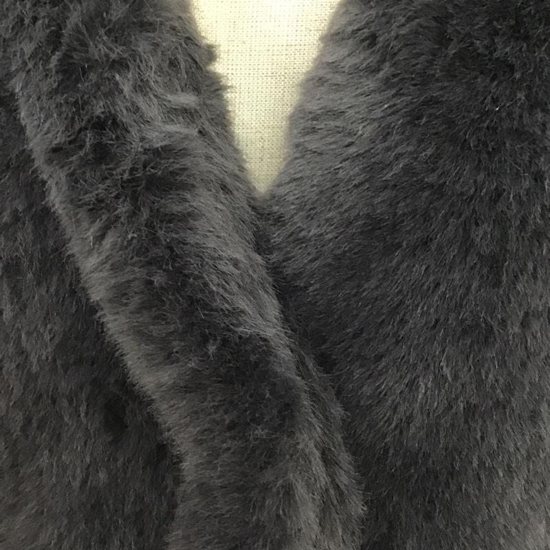 ヘザー Heather コート コート一般 FREE 無地 黒 / ブラック / レディース USED 古着 中古 10083257
