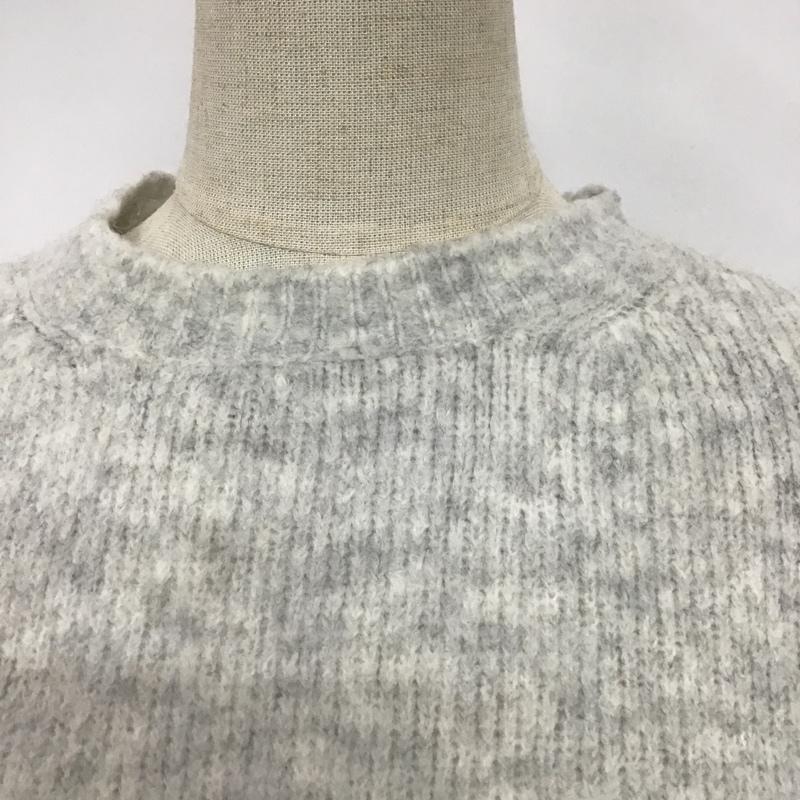 ザラニット ZARA KNIT ニット、セーター 長袖 M 無地 灰 / グレー / レディース USED 古着 中古 10083275