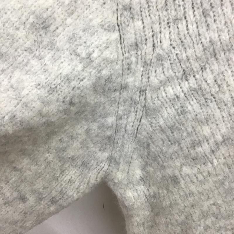 ザラニット ZARA KNIT ニット、セーター 長袖 M 無地 灰 / グレー / レディース USED 古着 中古 10083275