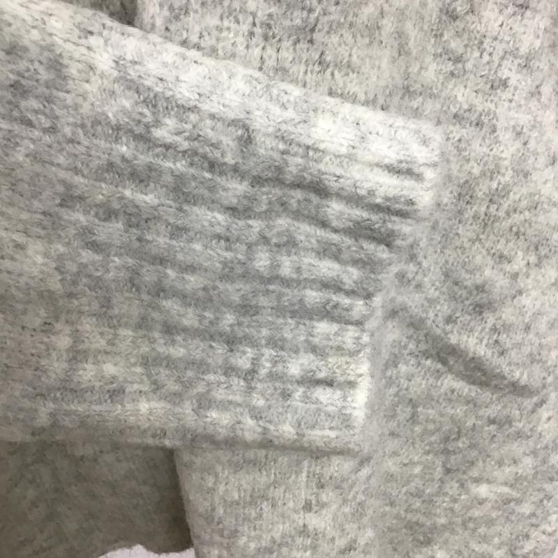 ザラニット ZARA KNIT ニット、セーター 長袖 M 無地 灰 / グレー / レディース USED 古着 中古 10083275