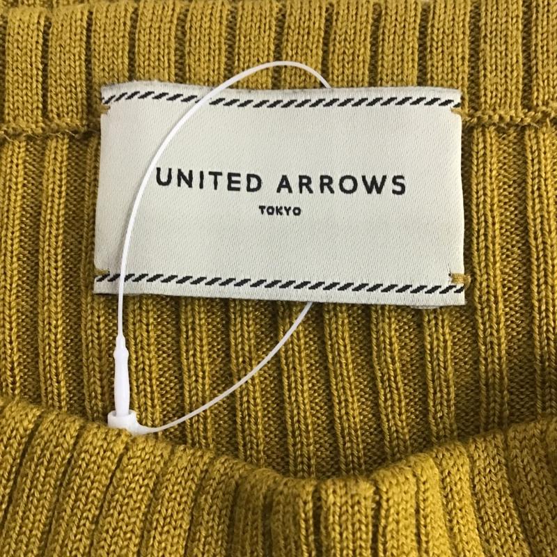 ユナイテッドアローズ UNITED ARROWS ニット、セーター 長袖 無地 マスタード / マスタード / レディース USED 古着 中古 10083279