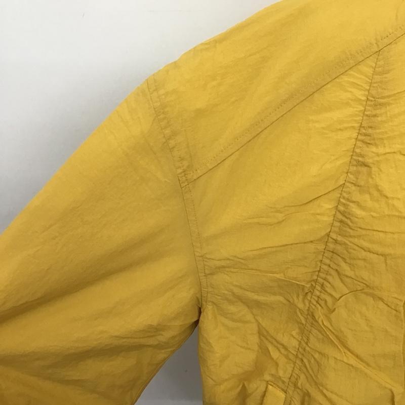 スライ SLY ジャケット、上着 ジャンパー、ブルゾン 030BSY30-1980 NO COLLAR SHIRRING NYLON BZ FREE 無地 黄 / イエロー / レディース USED 古着 中古 10083283