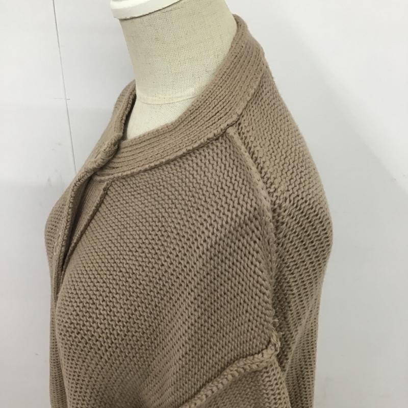 エムアンダーバー M_ カーディガン 長袖 010DA370-5450 FREE 無地 茶 / ブラウン / レディース USED 古着 中古 10083290