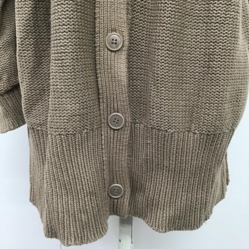 エムアンダーバー M_ カーディガン 長袖 010DA370-5450 FREE 無地 茶 / ブラウン / レディース USED 古着 中古 10083290