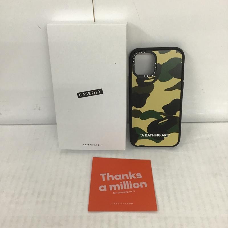 アベイシングエイプ A BATHING APE ファッション小物 ファッション小物 CASETiFY iPhoneケース 箱有 カモ柄 ロゴ、文字 黒 / ブラック / X ベージュ / ベージュ / X カーキ / カーキ / メンズ USED 古着 中古 10083326
