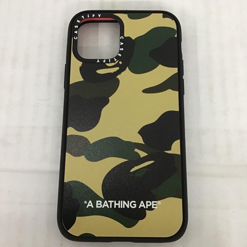 アベイシングエイプ A BATHING APE ファッション小物 ファッション小物 CASETiFY iPhoneケース 箱有 カモ柄 ロゴ、文字 黒 / ブラック / X ベージュ / ベージュ / X カーキ / カーキ / メンズ USED 古着 中古 10083326