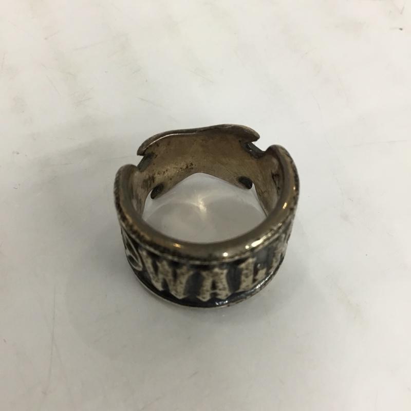 トラヴィスワーカー Travis Walker アクセサリー 指輪 R6 203TW WALKER ROGO RING 8号 箱有 ロゴ、文字 銀 / シルバー / メンズ USED 古着 中古 10083340