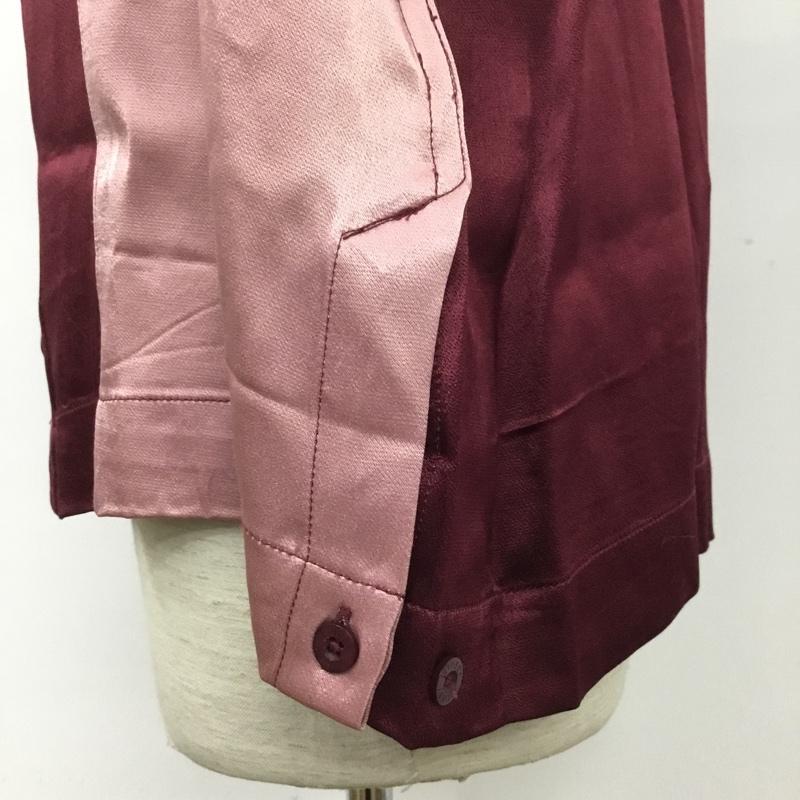 ステューシー STUSSY シャツ、ブラウス 半袖 1110025 2 TONE BOWLING SHIRT ボウリングシャツ タグ付き M ロゴ、文字 ボルドー / ボルドー / X 桃 / ピンク / メンズ USED 古着 中古 10083364
