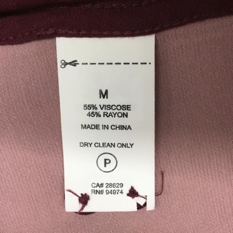 ステューシー STUSSY シャツ、ブラウス 半袖 1110025 2 TONE BOWLING SHIRT ボウリングシャツ タグ付き M ロゴ、文字 ボルドー / ボルドー / X 桃 / ピンク / メンズ USED 古着 中古 10083364