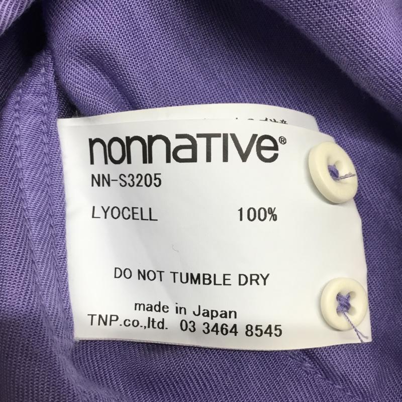 ノンネイティブ nonnative カットソー 長袖 NN-S3205 プルオーバーシャツ 2 無地 水色 / ライトブルー / メンズ USED 古着 中古 10083369