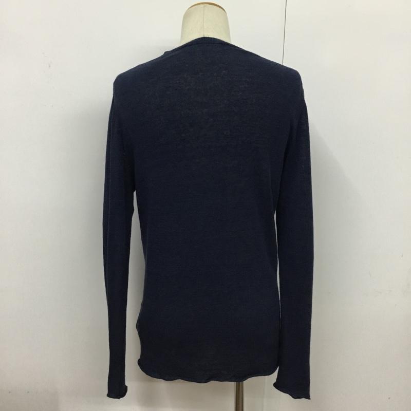 ホワイトマウンテニアリング WHITE MOUNTAINEERING ニット、セーター 長袖 WM1871607 HIGH GAUGE KNIT 2 無地 紺 / ネイビー / メンズ USED 古着 中古 10083370
