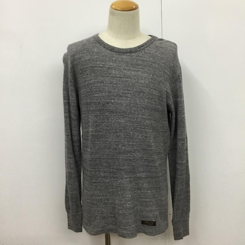 ネイバーフッド NEIGHBORHOOD カットソー 長袖 122ATNH-CSM03 WAFFLE TP-2 M 無地 灰 / グレー / メンズ USED 古着 中古 10083375