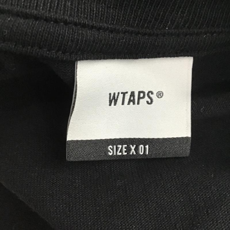 ダブルタップス WTAPS Tシャツ 半袖 221ATDT-STM05S 40PCT UPARMORED タグ付き 1 ロゴ、文字 黒 / ブラック / メンズ USED 古着 中古 10083437