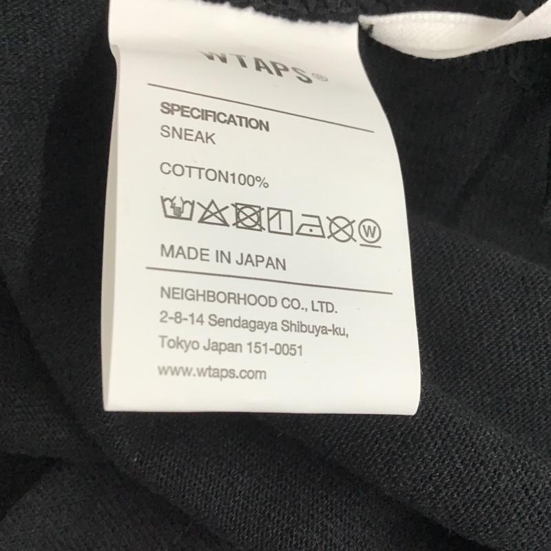 ダブルタップス WTAPS Tシャツ 半袖 221ATDT-STM05S 40PCT UPARMORED タグ付き 1 ロゴ、文字 黒 / ブラック / メンズ USED 古着 中古 10083437