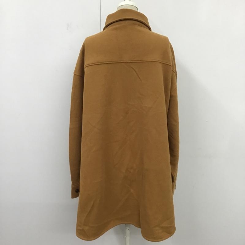 スライ SLY シャツ、ブラウス 長袖 030CAY80-2240 SW OVER SH FREE 無地 茶 / ブラウン / レディース USED 古着 中古 10083441