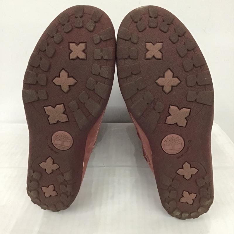 ティンバーランド Timberland ブーツ 一般 スエード ムートン 24cm 24.0cm ワンポイント 紫 / パープル / レディース USED 古着 中古 10083457