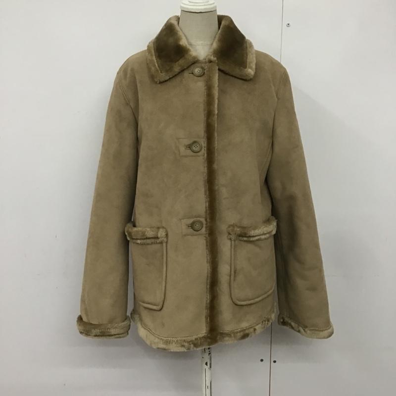 コムサイズム COMME CA ISM コート コート一般 12-45UK15 FREE 無地 ベージュ / ベージュ / レディース USED 古着 中古 10083467