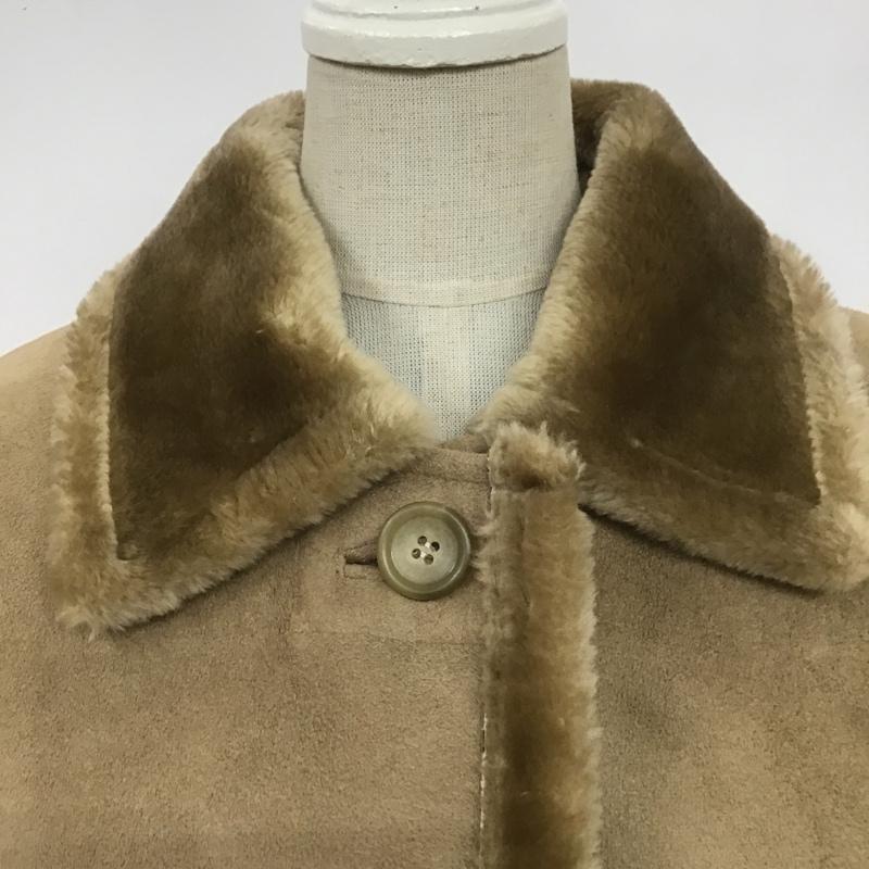 コムサイズム COMME CA ISM コート コート一般 12-45UK15 FREE 無地 ベージュ / ベージュ / レディース USED 古着 中古 10083467