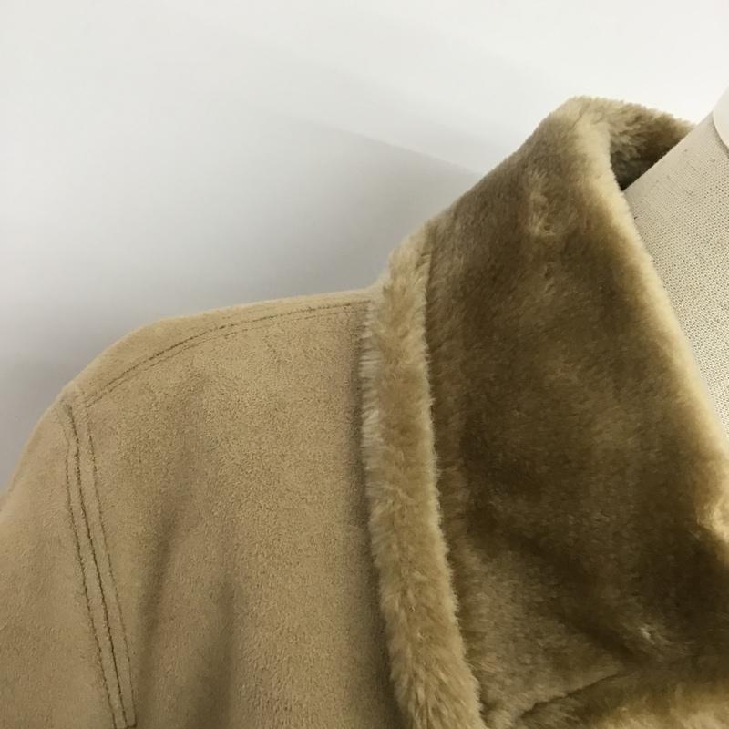 コムサイズム COMME CA ISM コート コート一般 12-45UK15 FREE 無地 ベージュ / ベージュ / レディース USED 古着 中古 10083467