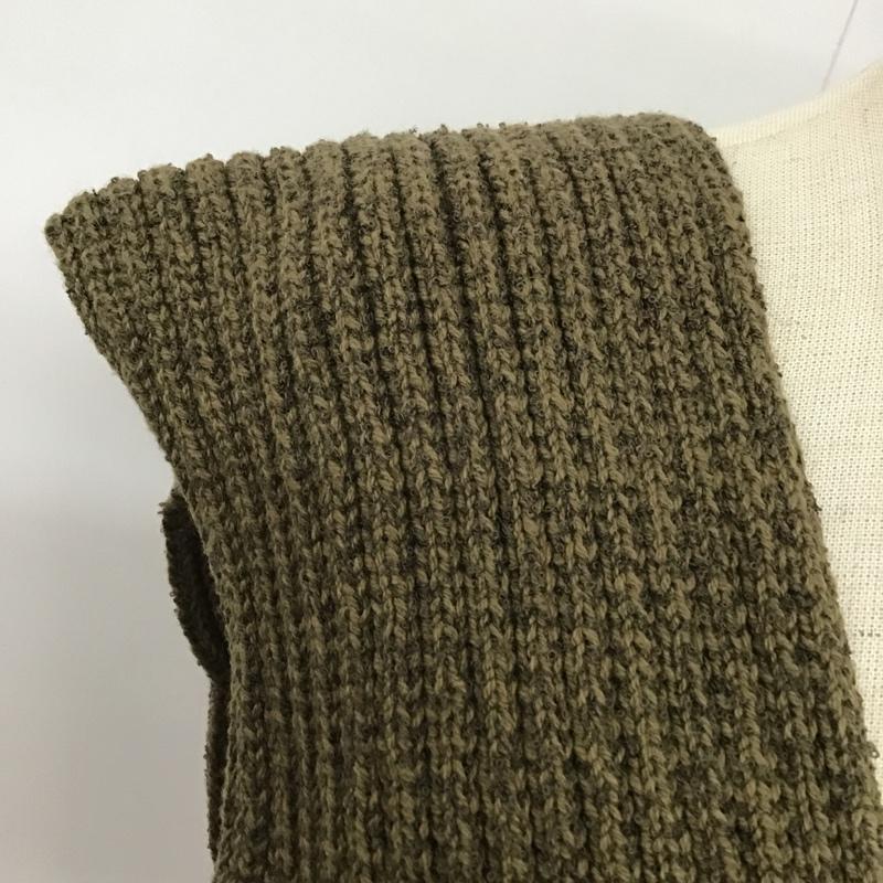 ローリーズファーム LOWRYS FARM ベスト ベスト ニットビスチェ タグ付 FREE 無地 カーキ / カーキ / レディース USED 古着 中古 10083534