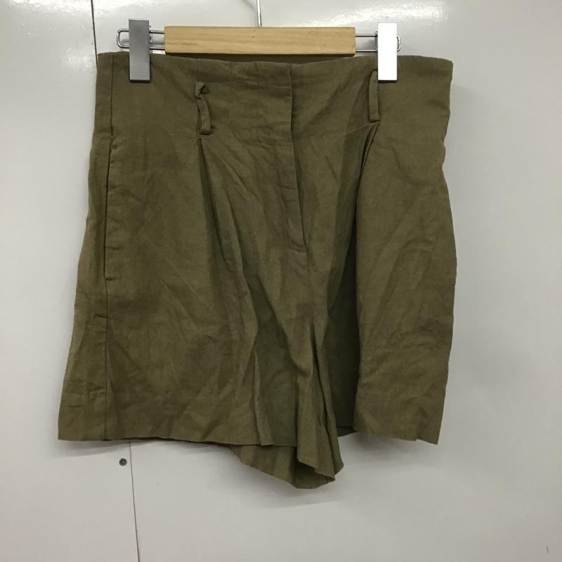ザラ ZARA パンツ ショートパンツ M 無地 ベージュ / ベージュ / レディース USED 古着 中古 10083591
