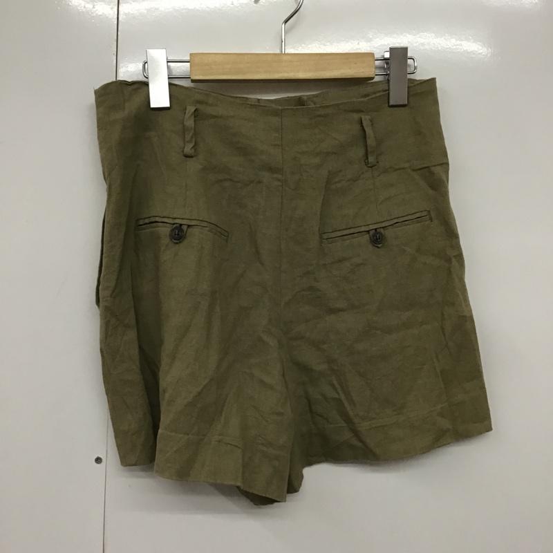 ザラ ZARA パンツ ショートパンツ M 無地 ベージュ / ベージュ / レディース USED 古着 中古 10083591