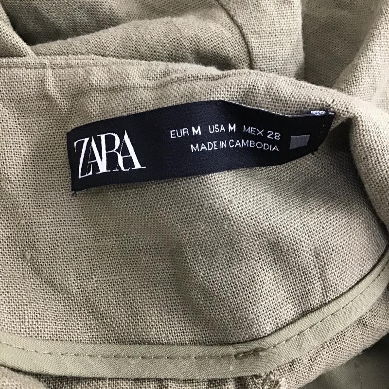 ザラ ZARA パンツ ショートパンツ M 無地 ベージュ / ベージュ / レディース USED 古着 中古 10083591