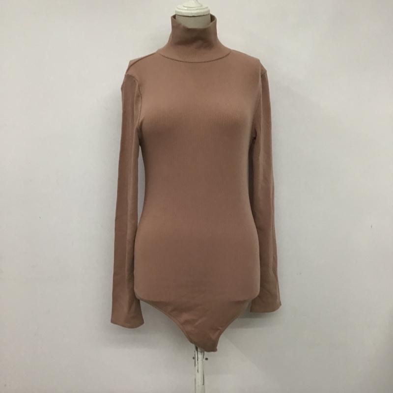 スライ SLY Tシャツ 長袖 0309AB80-0480 スタンドネック 2 無地 桃 / ピンク / レディース USED 古着 中古 10083601