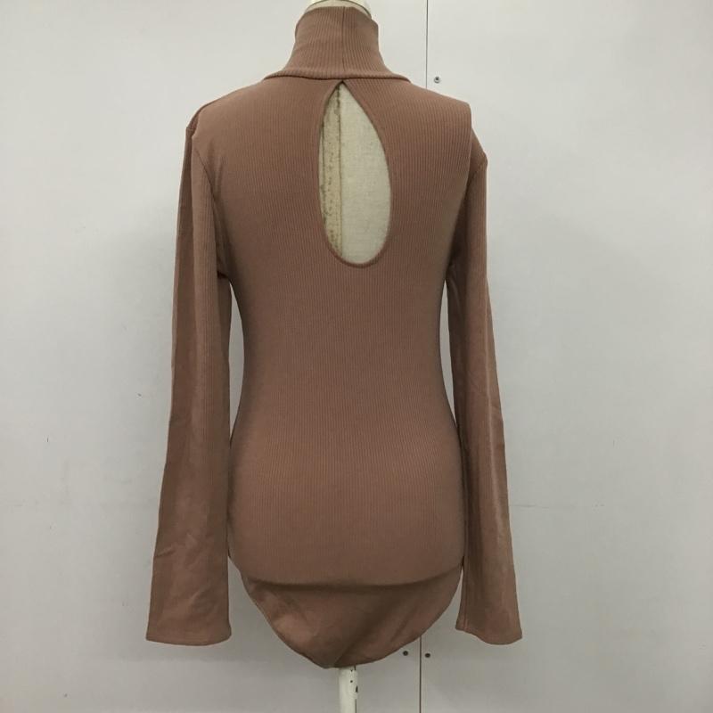 スライ SLY Tシャツ 長袖 0309AB80-0480 スタンドネック 2 無地 桃 / ピンク / レディース USED 古着 中古 10083601