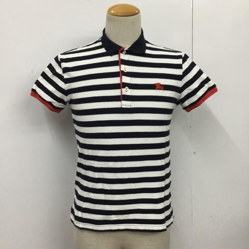 バーバリーブラックレーベル BURBERRY BLACK LABEL ポロシャツ 半袖 2 ボーダー柄 マルチカラー / マルチカラー / メンズ USED 古着 中古 10083610