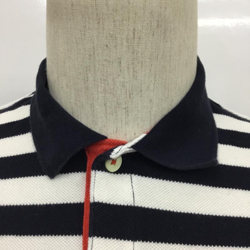 バーバリーブラックレーベル BURBERRY BLACK LABEL ポロシャツ 半袖 2 ボーダー柄 マルチカラー / マルチカラー / メンズ USED 古着 中古 10083610