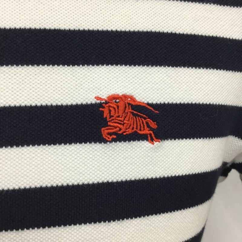 バーバリーブラックレーベル BURBERRY BLACK LABEL ポロシャツ 半袖 2 ボーダー柄 マルチカラー / マルチカラー / メンズ USED 古着 中古 10083610