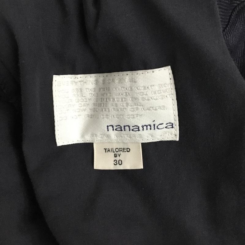 ナナミカ nanamica パンツ スラックス 30インチ 無地 紺 / ネイビー / メンズ USED 古着 中古 10083625