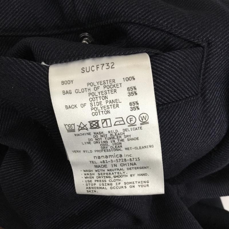 ナナミカ nanamica パンツ スラックス 30インチ 無地 紺 / ネイビー / メンズ USED 古着 中古 10083625
