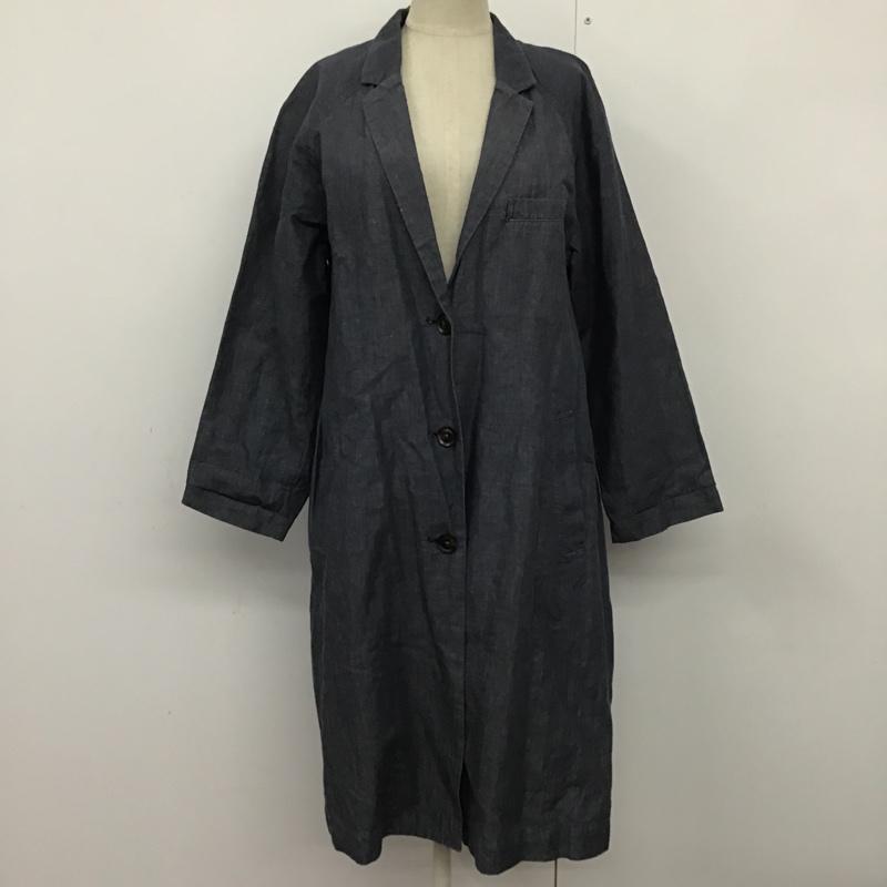 サマンサモスモス Samansa Mos2 コート コート一般 M 無地 インディゴ / インディゴ / レディース USED 古着 中古 10083690