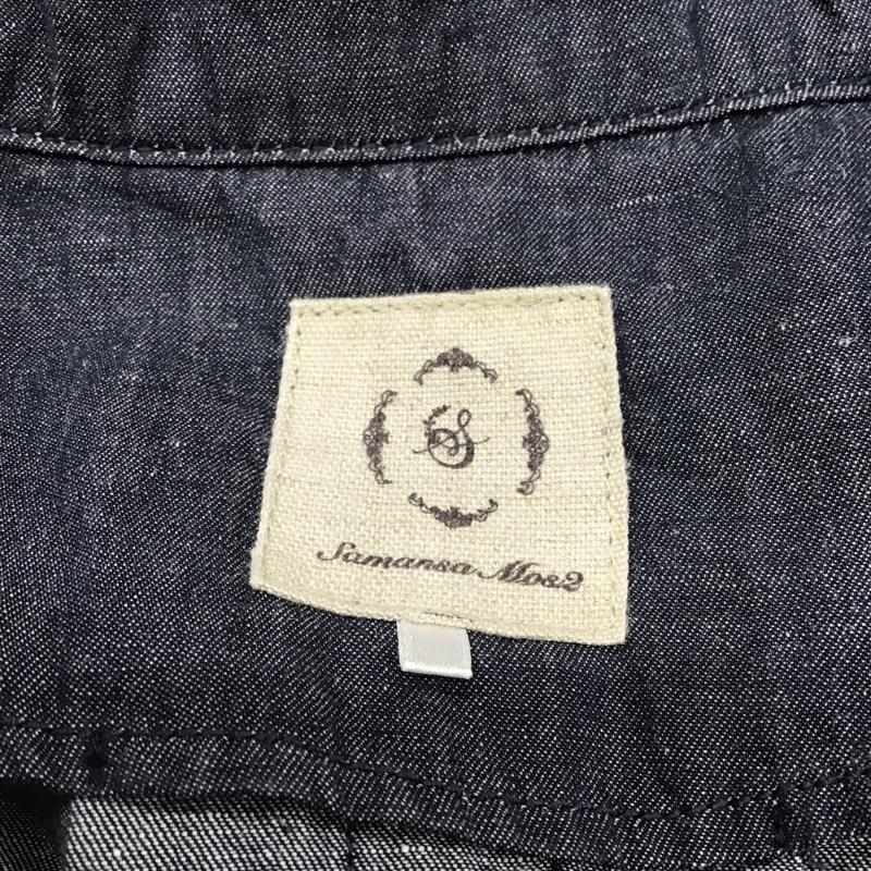 サマンサモスモス Samansa Mos2 コート コート一般 M 無地 インディゴ / インディゴ / レディース USED 古着 中古 10083690