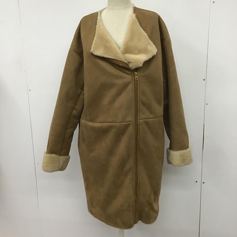 BACK NUMBER BACK NUMBER コート コート一般 M 無地 キャメル / キャメル / レディース USED 古着 中古 10083776