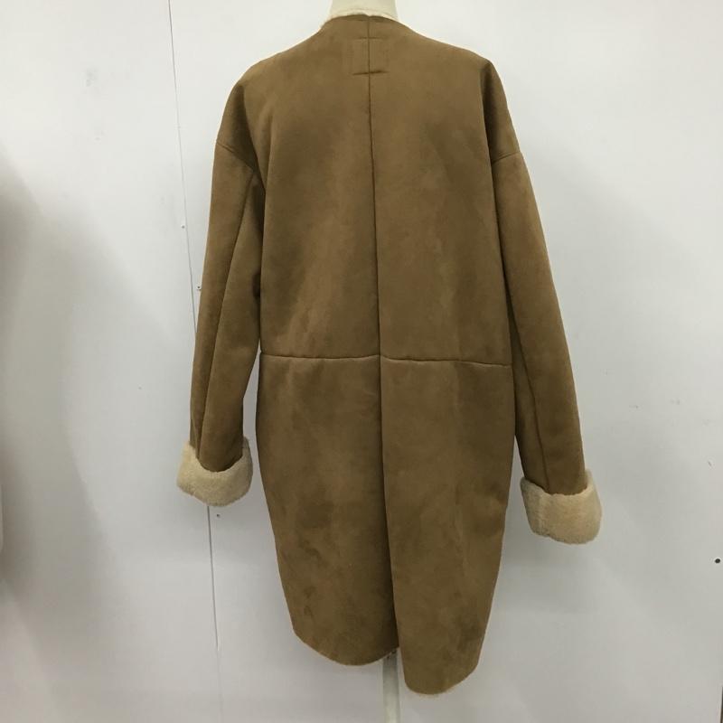 BACK NUMBER BACK NUMBER コート コート一般 M 無地 キャメル / キャメル / レディース USED 古着 中古 10083776