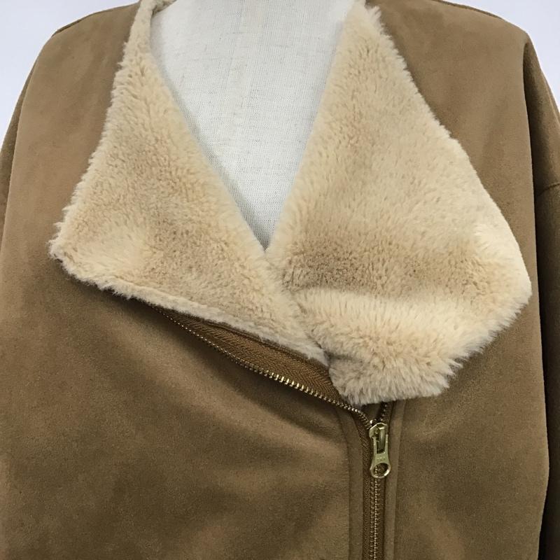 BACK NUMBER BACK NUMBER コート コート一般 M 無地 キャメル / キャメル / レディース USED 古着 中古 10083776