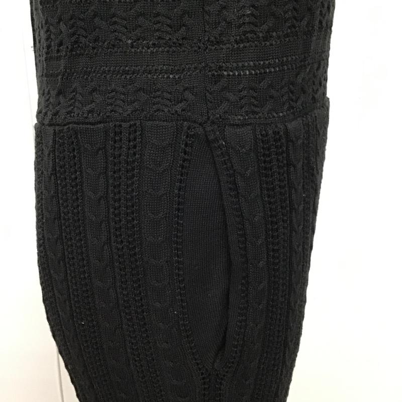 ジーナシス JEANASIS サロペット・オーバーオール サロペット、オーバーオール M 無地 黒 / ブラック / レディース USED 古着 中古 10083796