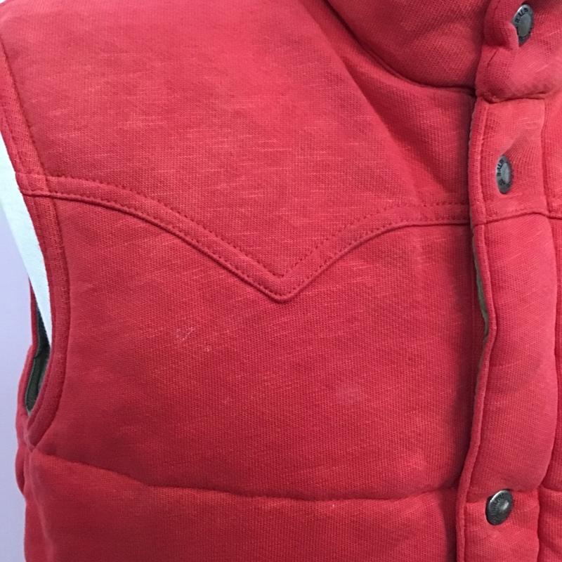 ポロバイラルフローレン Polo by RALPH LAUREN ベスト ベスト 中綿ベスト M ワンポイント 赤 / レッド / メンズ USED 古着 中古 10083846