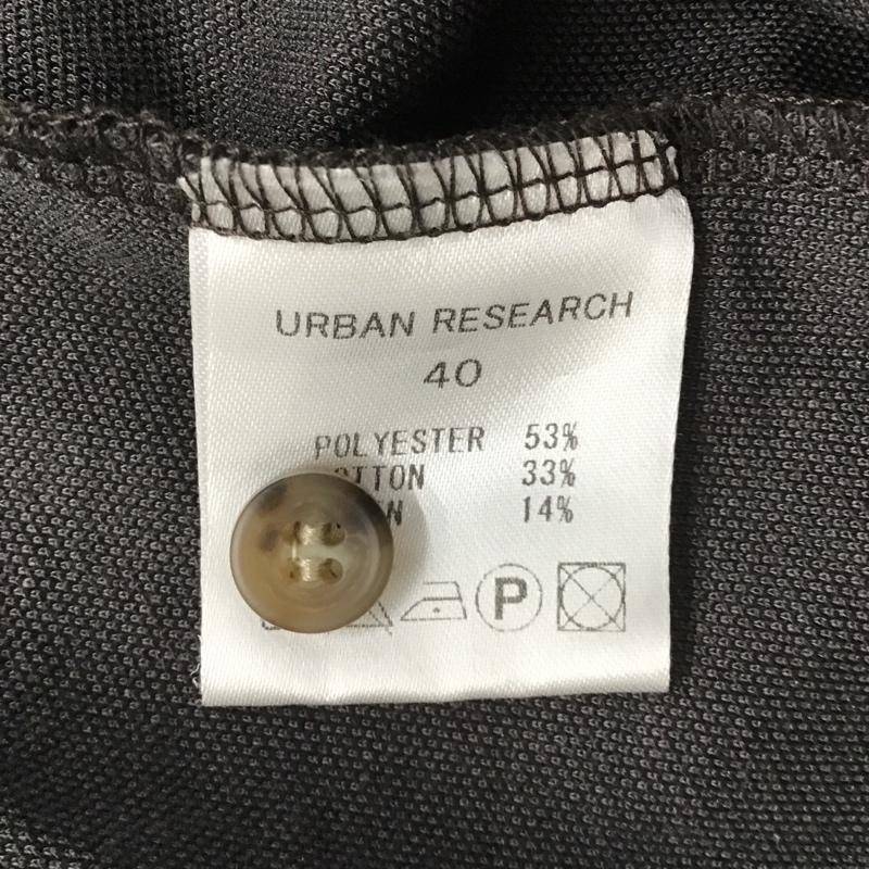 アーバンリサーチ URBAN RESEARCH シャツ、ブラウス 半袖 40 無地 チャコールグレー / チャコールグレー / メンズ USED 古着 中古 10083863