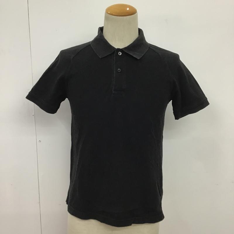 グリーンレーベルリラクシング green label relaxing ポロシャツ 半袖 3217-140-0412 S 無地 黒 / ブラック / メンズ USED 古着 中古 10083865