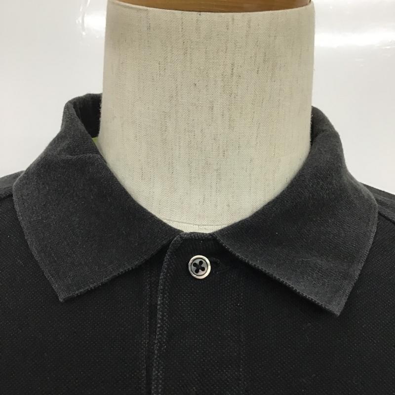 グリーンレーベルリラクシング green label relaxing ポロシャツ 半袖 3217-140-0412 S 無地 黒 / ブラック / メンズ USED 古着 中古 10083865