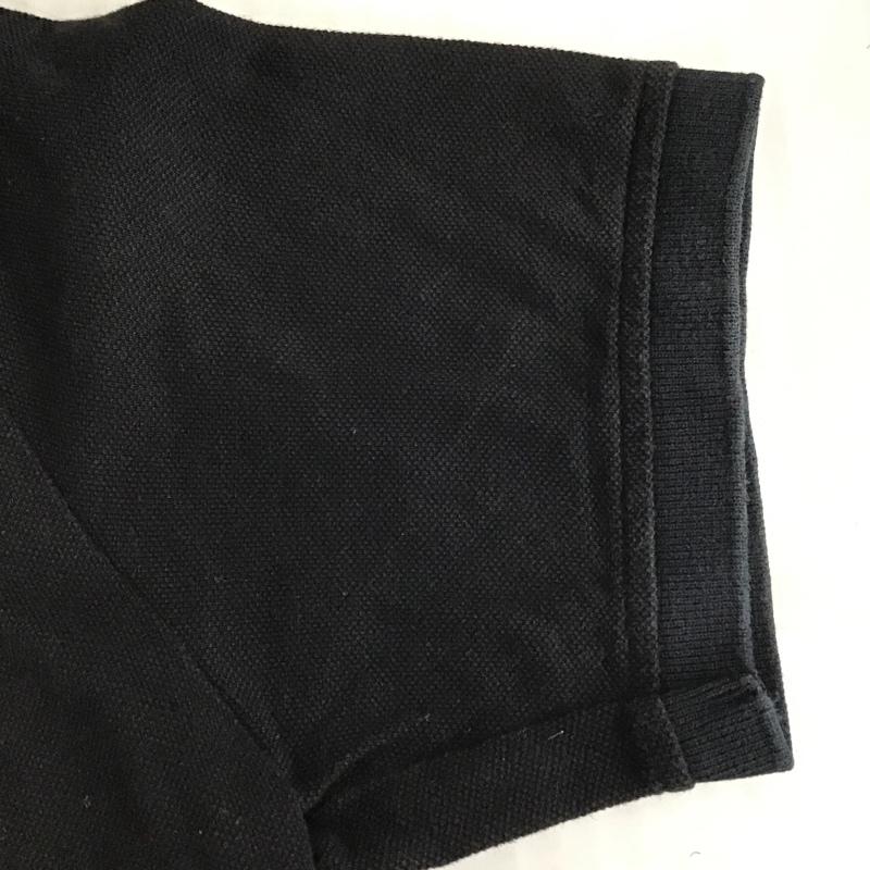グリーンレーベルリラクシング green label relaxing ポロシャツ 半袖 3217-113-0021 M ワンポイント 黒 / ブラック / X 灰 / グレー / メンズ USED 古着 中古 10083869