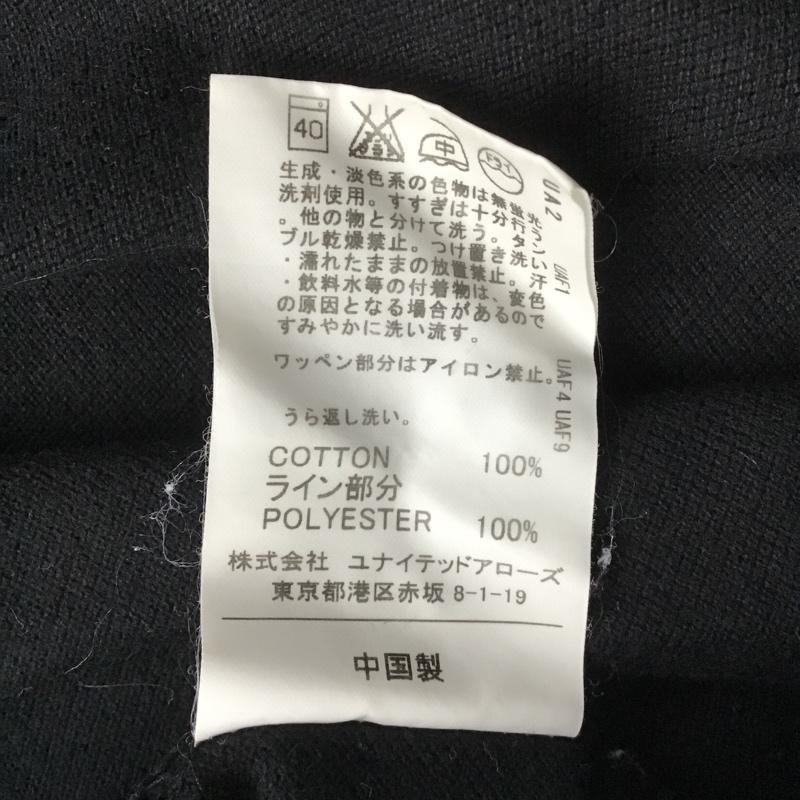 グリーンレーベルリラクシング green label relaxing ポロシャツ 半袖 3217-113-0021 M ワンポイント 黒 / ブラック / X 灰 / グレー / メンズ USED 古着 中古 10083869